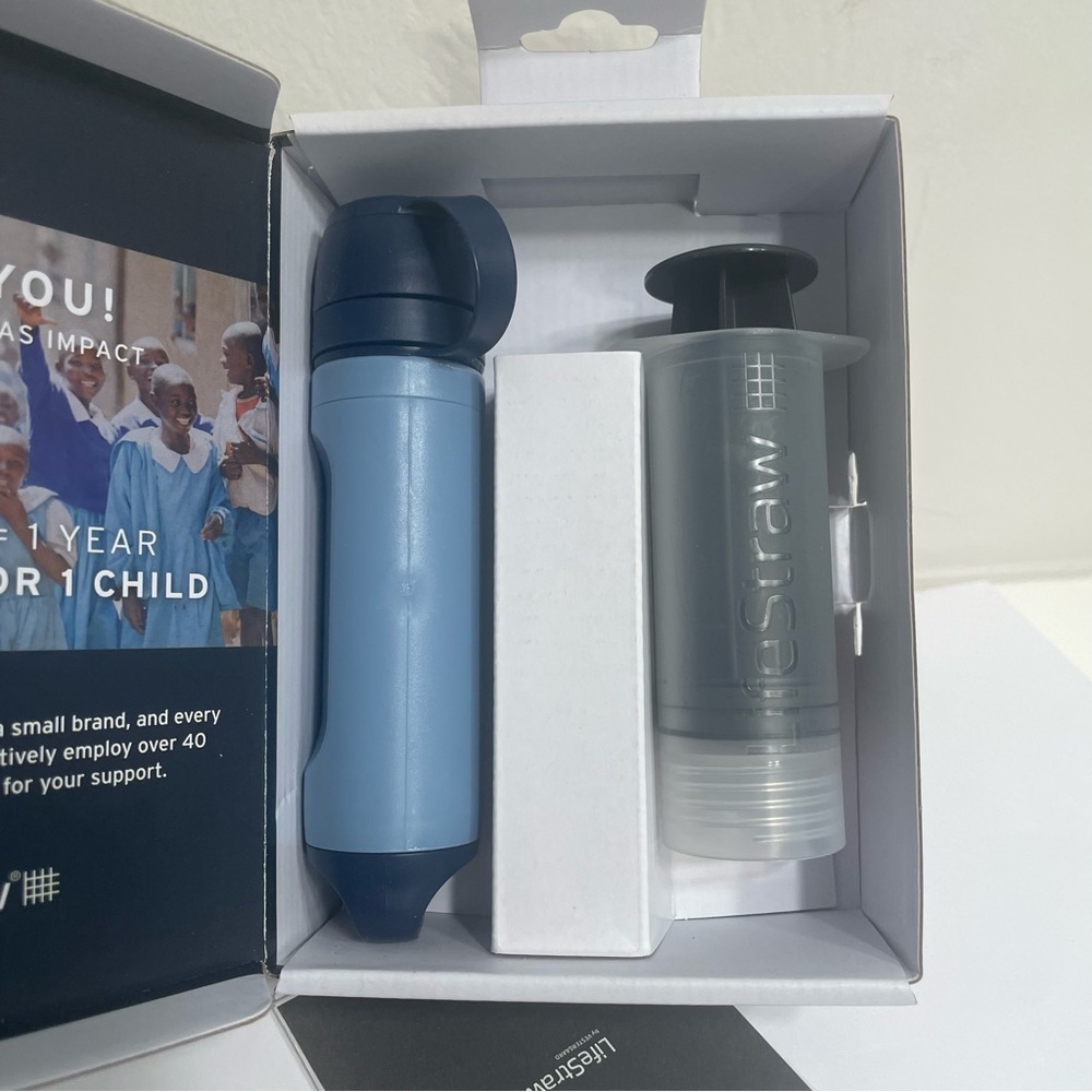 LifeStraw Peak Series Solo Water Filter New Box Camping Hiking Life Straw NIB - Picture 2 of 12